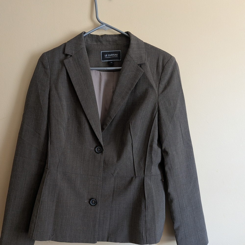 Le Chateau Women's Charcoal Blazer